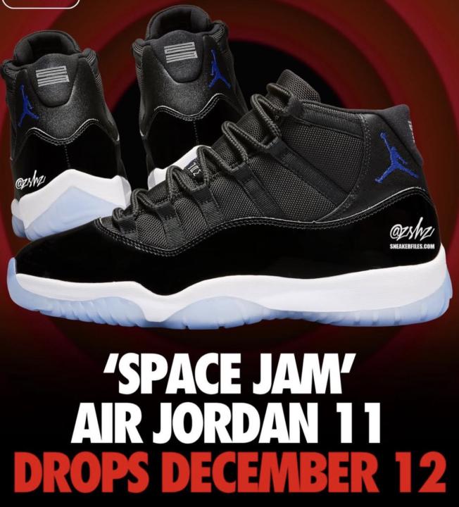 🎉💯ONE OF THE GREATEST sneakers is officially coming home! 🏠👟 The Air Jordan 11 "Space Jam" is locked in for December 12, 2026!🔥👟