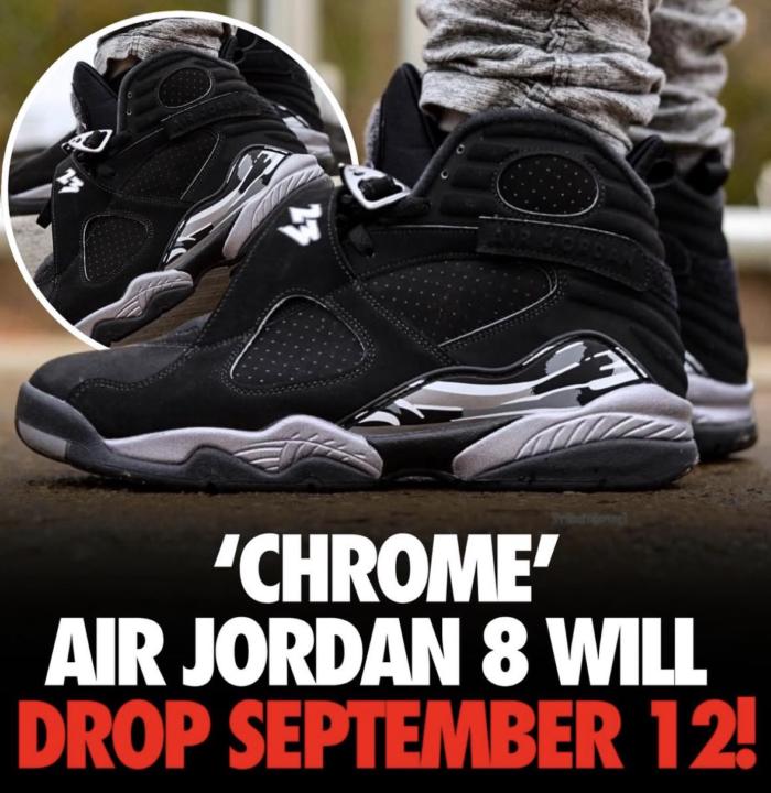 🔥👟THE CHROME 8s ARE BACK! 😎