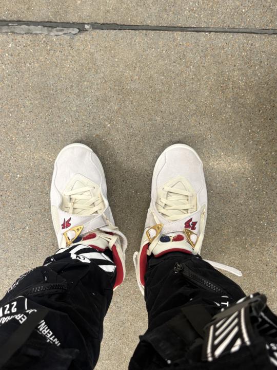 @extrasauceplease Jordan 8 sole Fly Mi Casa Es Su Casa