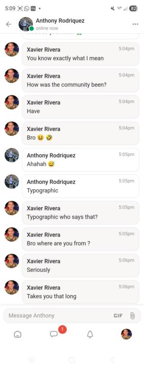 Random Dm's always the same script