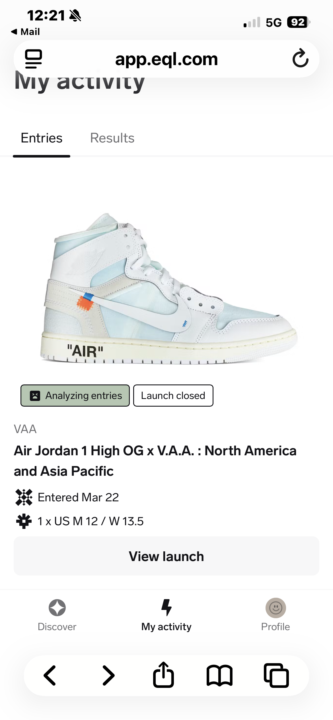 “Alaska” AJ1 Virgil