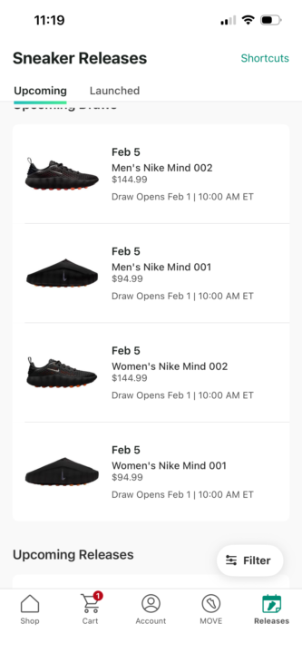 Raffles for Mind 001/002 tomorrow fyi