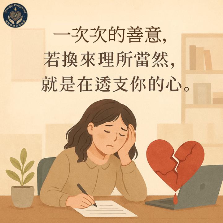 📖 你是不是也有這樣的時候——善良被當成理所當然？