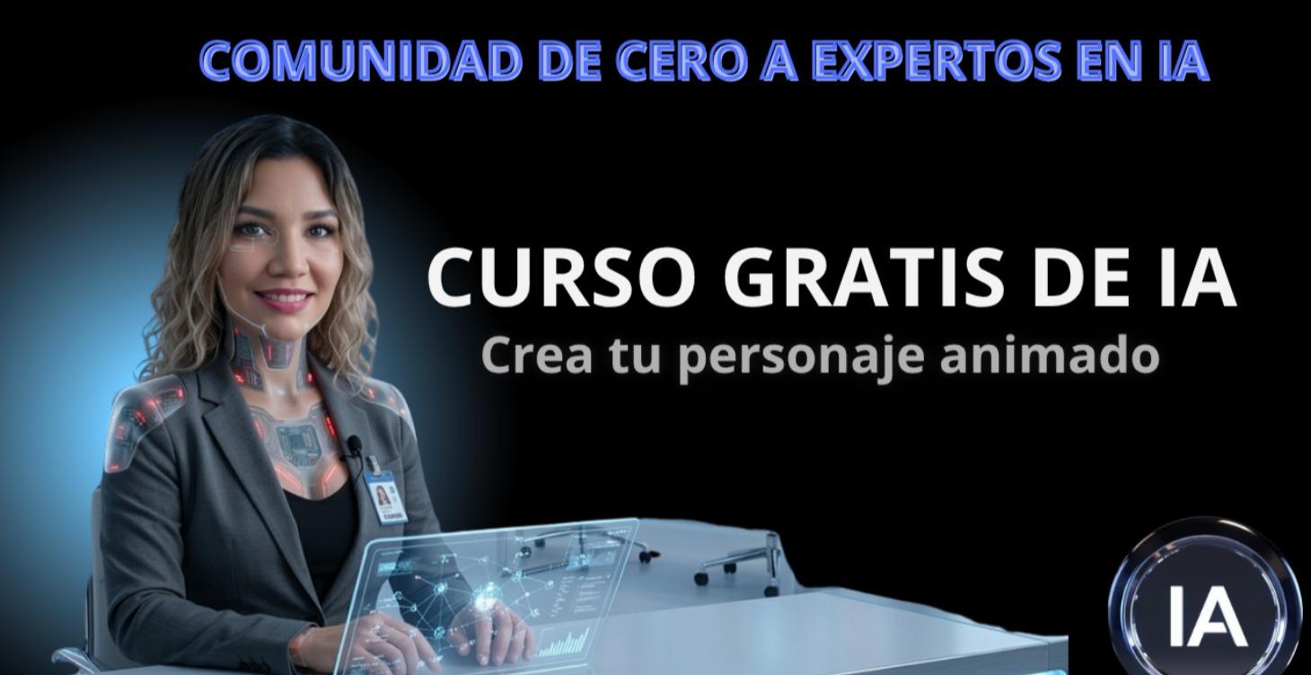 Curso gratis IA/Crea tus personajes animados.