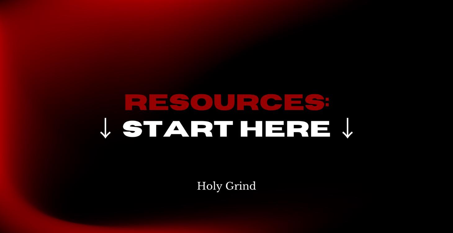 Resources: Start Here