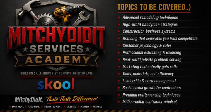 MitchyDidIt Services Academy