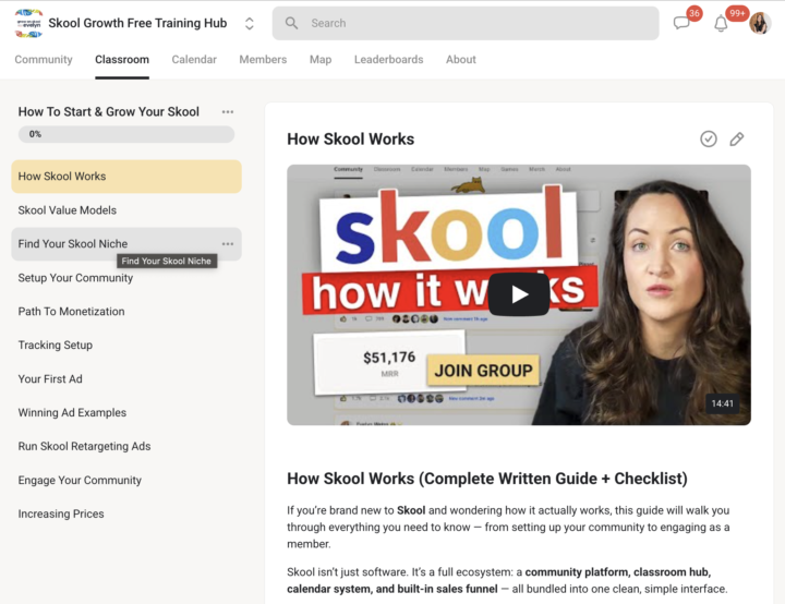 Did you check the classroom yet?