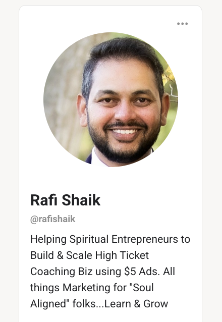 Meet Rafi 👋 Our New Community Coach & Guide 