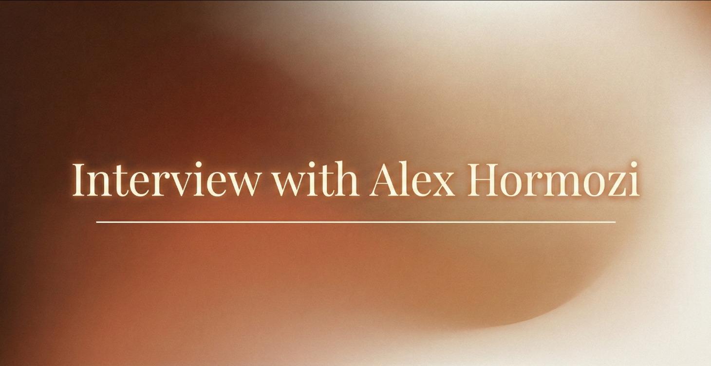 Alex Hormozi Skool Interview