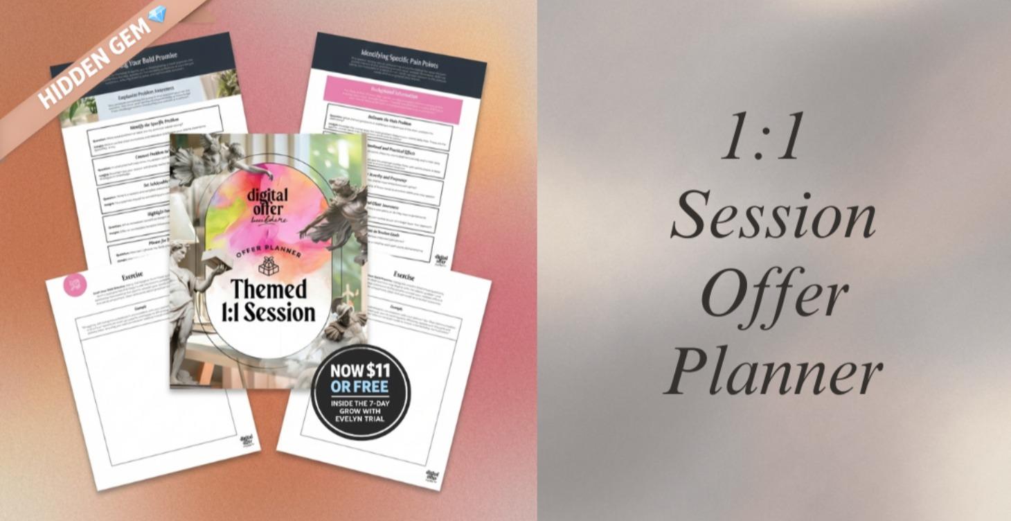 1:1 Session Offer Planner