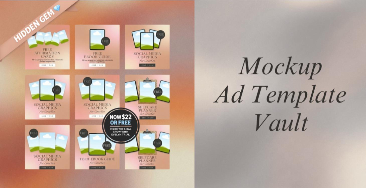 Mockup Ad Template Vault