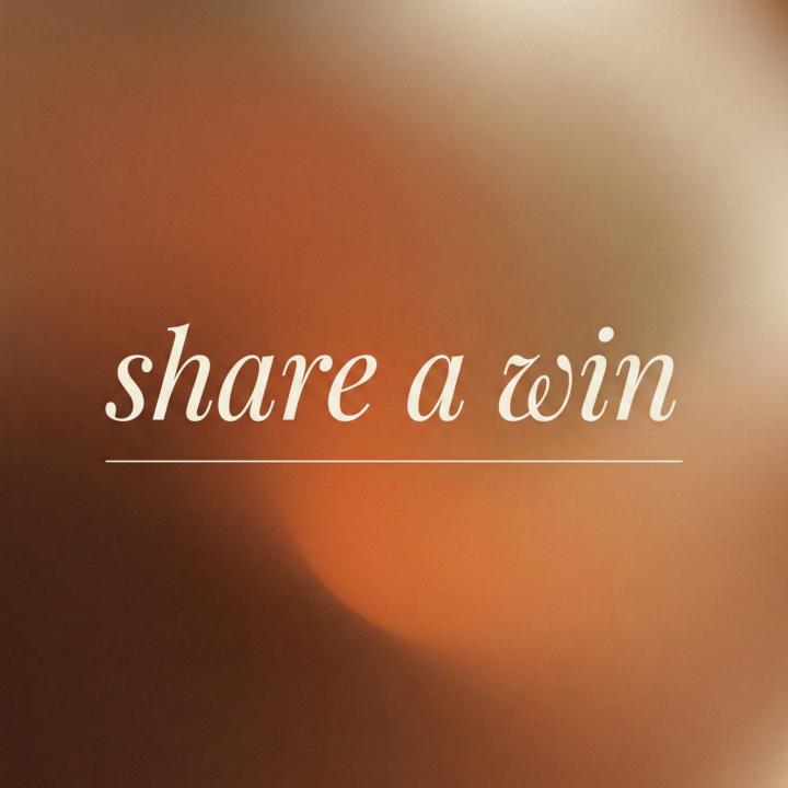 Share a win from something you learned here