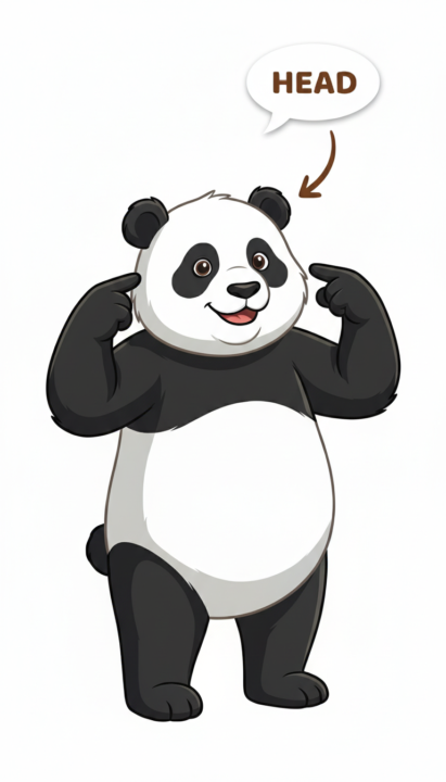 03a [Character Design] My character designs for the children's music video, "Head, Shoulders, Knees and Toes"