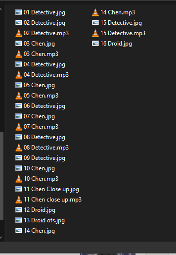 These are my clips to animate with AI for Sci-Fi Murder Mystery