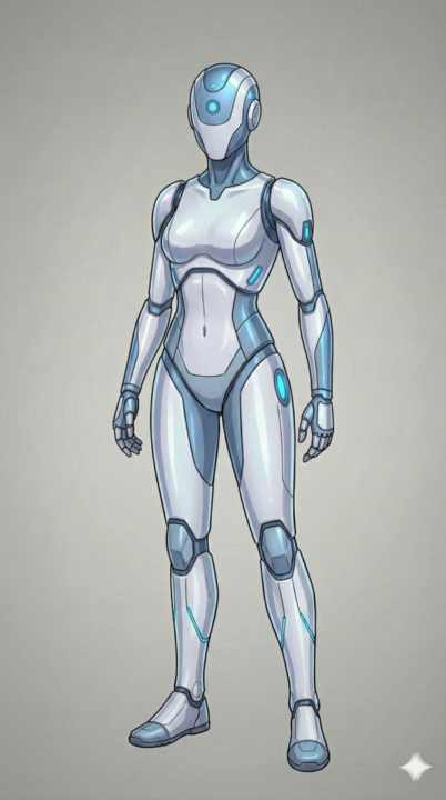 My character design for the Sci-Fi Detective