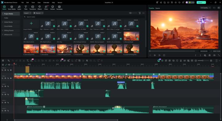 Video editor full layout for my short comic video