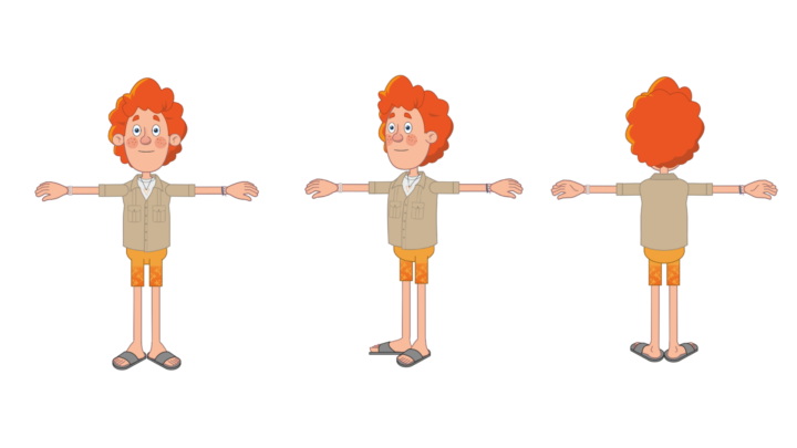 My Character designs for Dewey and the Egg