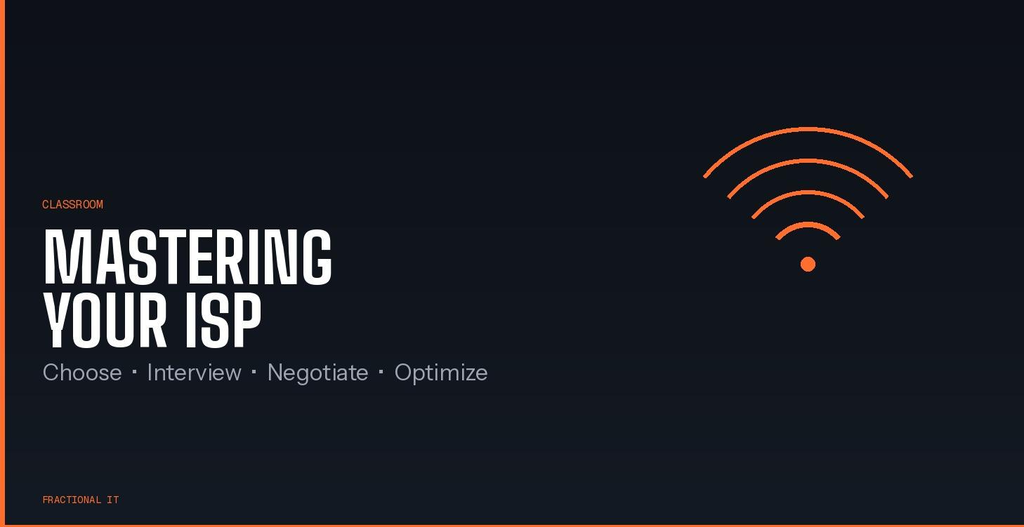 Internet Service Providers