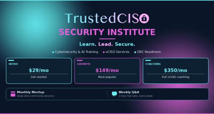TrustedCISO Security Institute