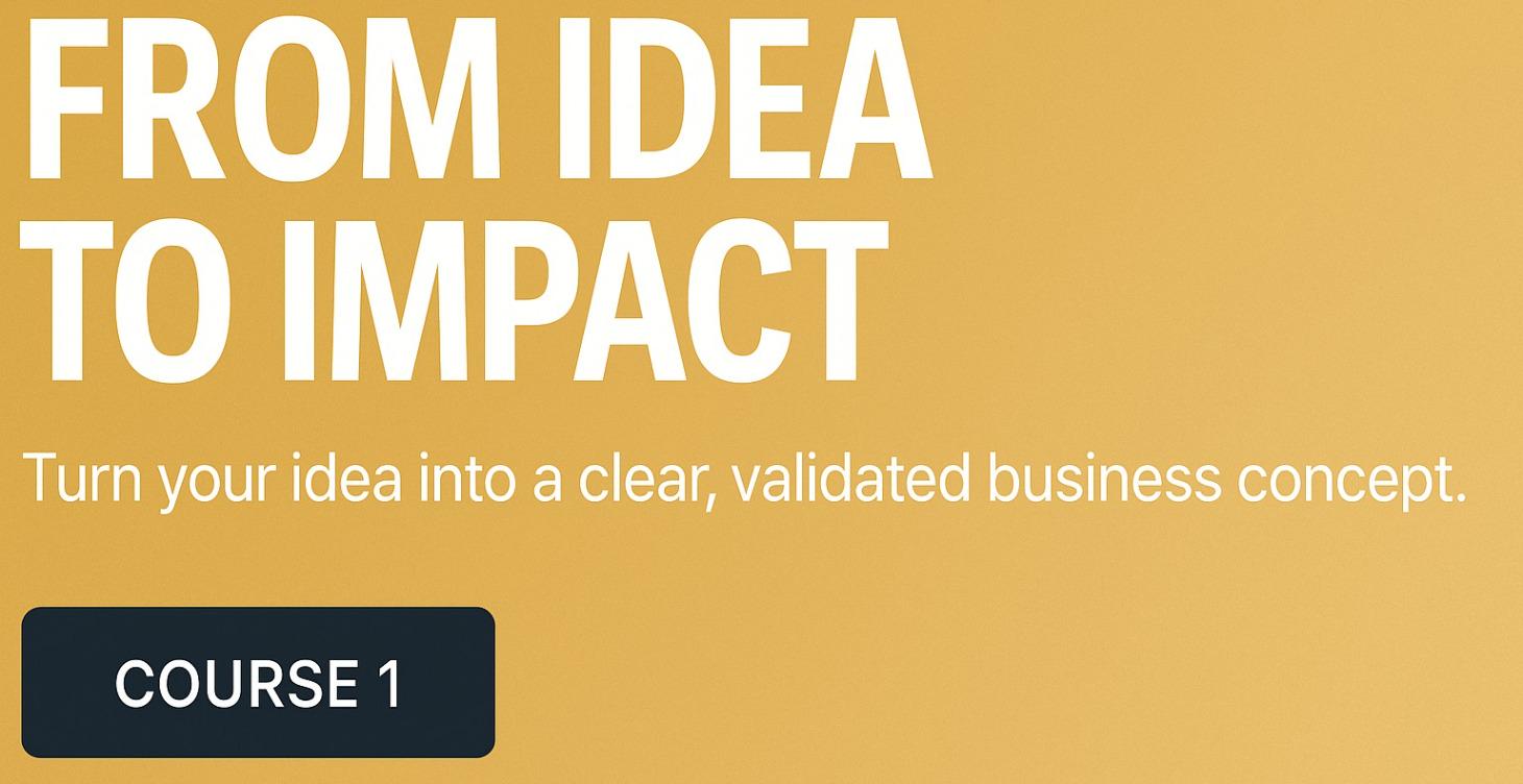 From Idea to Impact - 1-1 Call