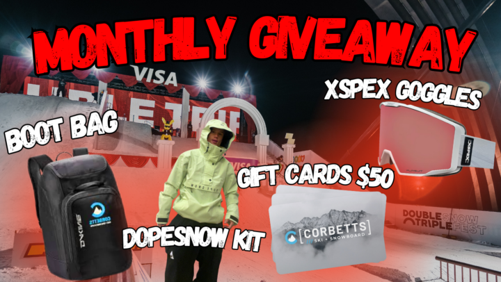 MONTHLY SKI GEAR GIVE AWAY ⛷️🚨