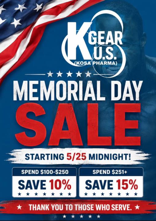 💸🤑 KGear is having a BIG Memorial Day sale