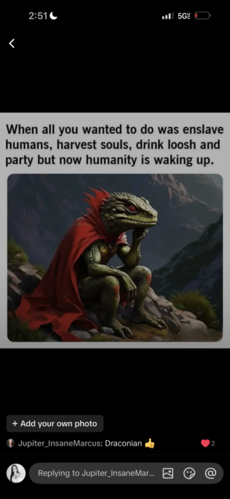 A little dark humor … ✨🐊👽