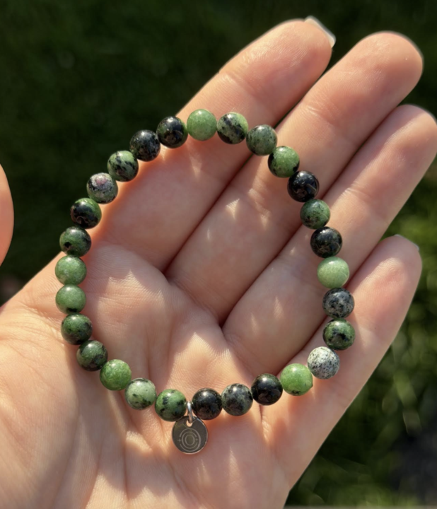 ORDER NOW: Ruby Zoisite "Release What's Not Serving You" Bracelet