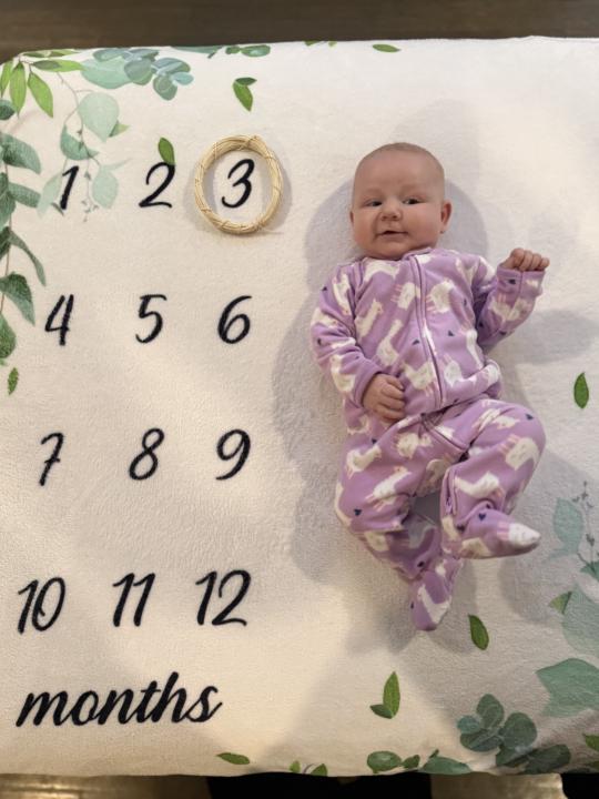 Maya is 3 months old today! ✨💕