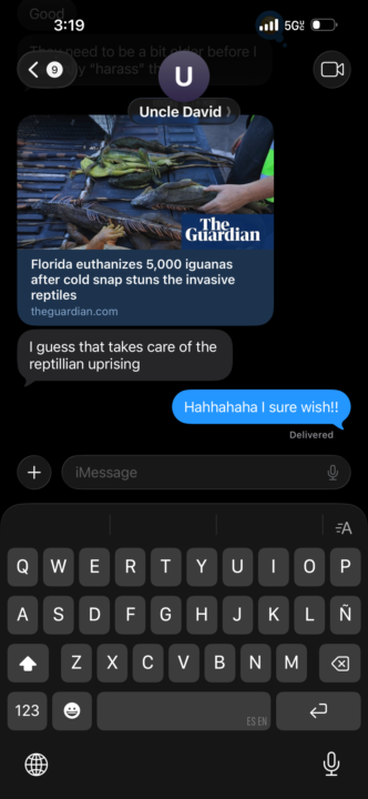 My uncle thinks he’s funny 😆🫠