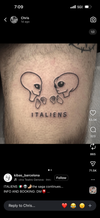 ALIEN TATTOOS 👽✨