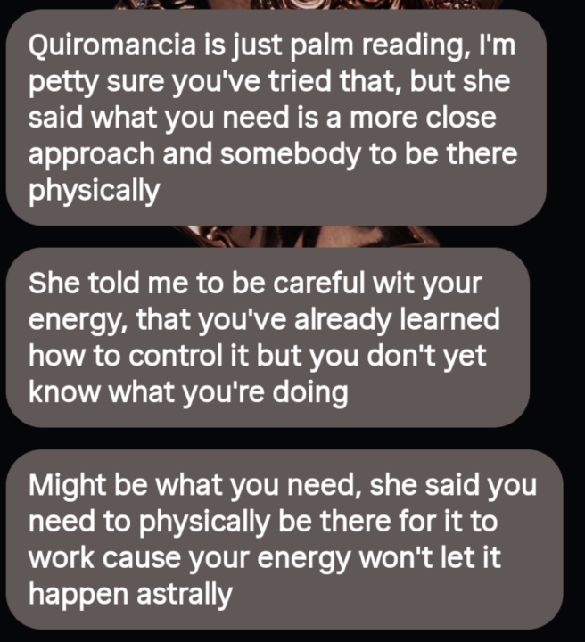 Gotta get my palm read! 
