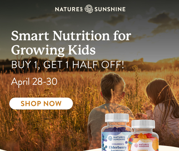 Nature’s Sunshine Kids ~ Growing Strong, Naturally