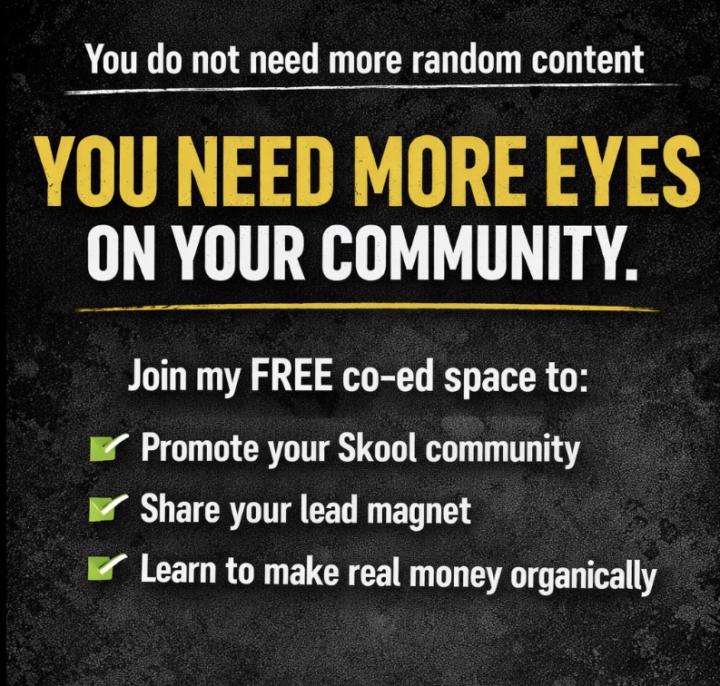 If you want to grow you need more  places to get visibility  