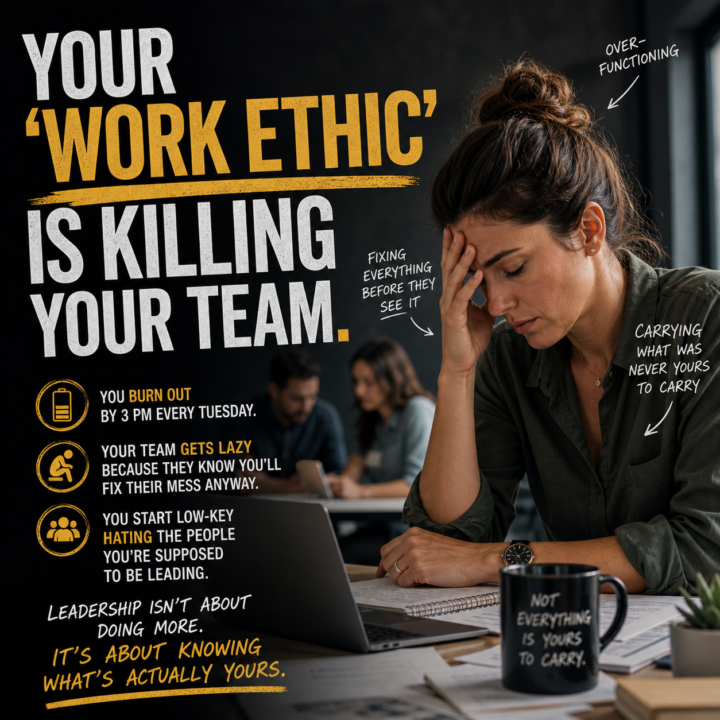 Your 'work ethic' is killing your team.