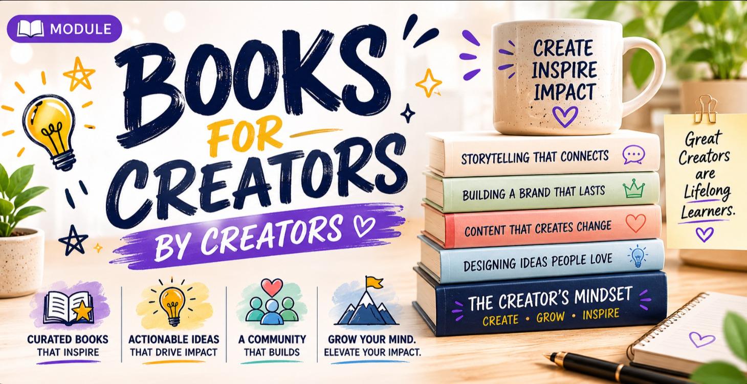 Books for Creators, by Creators