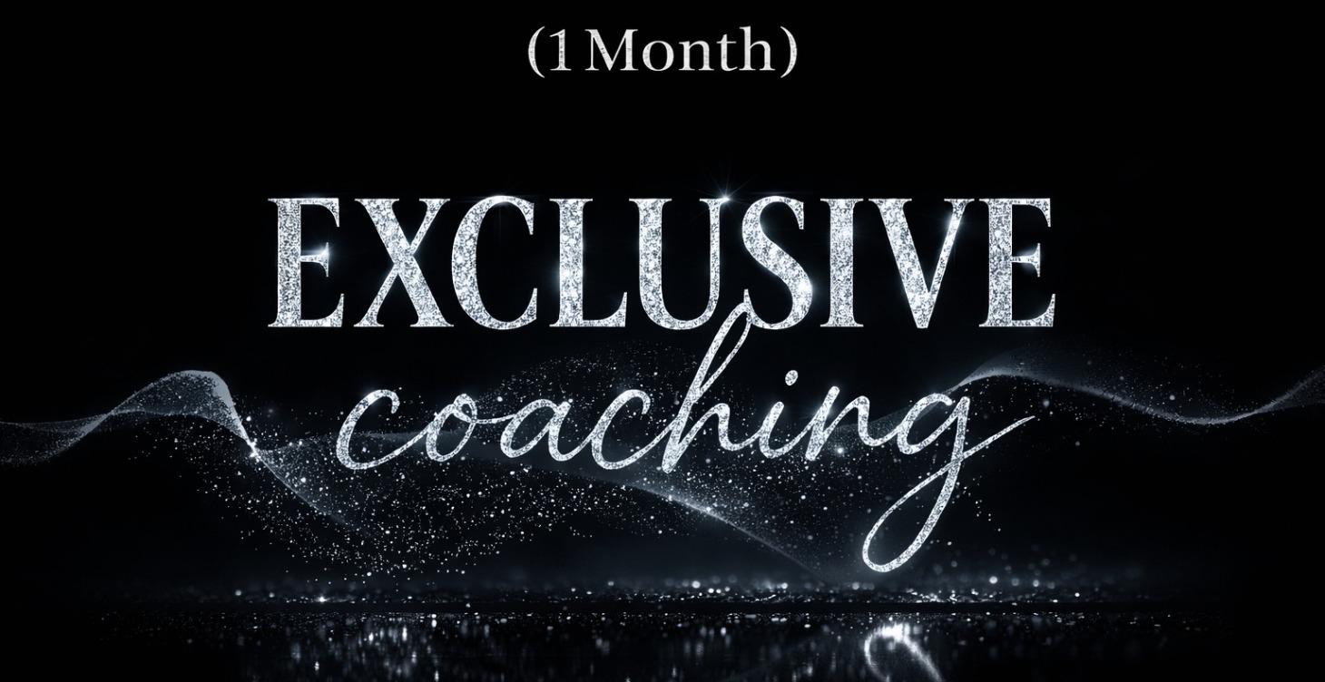 1:1 Exclusive Coaching $997