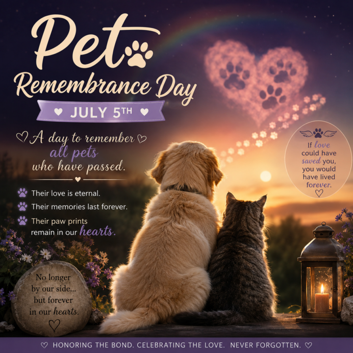 Today Is Pet Remembrance Day 