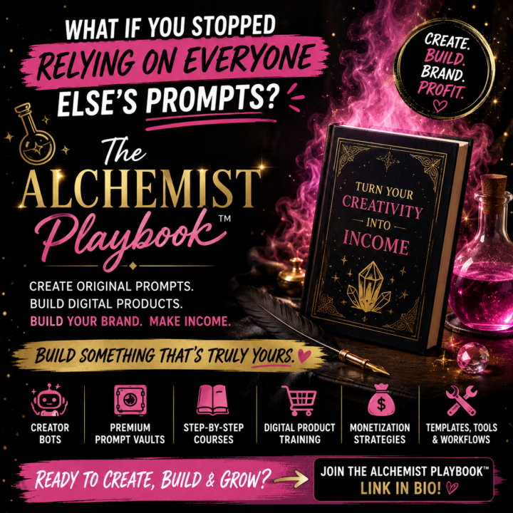 ✨ What if you stopped relying on everyone else’s prompts?
