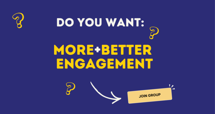 If your community only engages when you show up…