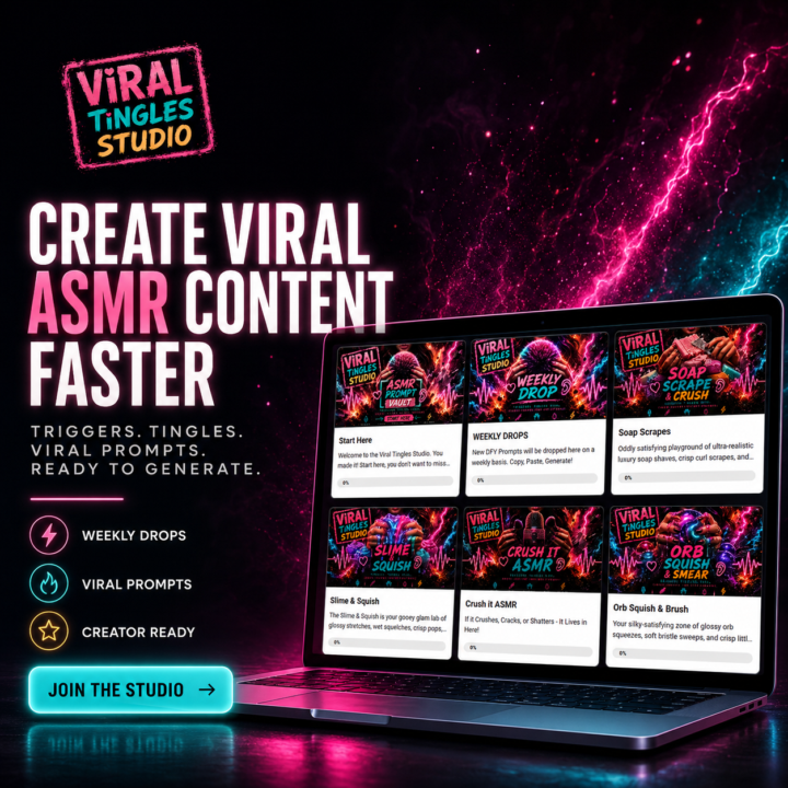🚨FREE ASMR SKOOL + 50% COMMISSION!🚨