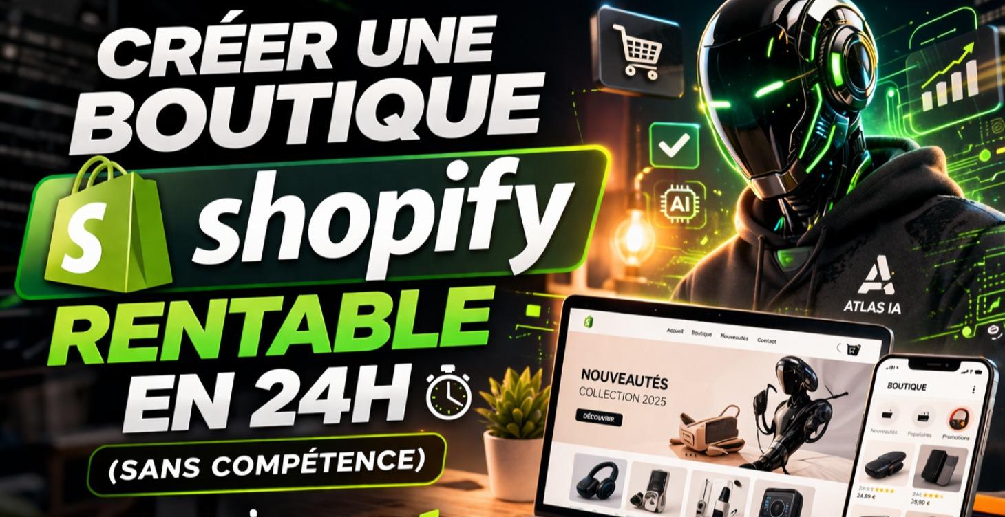 Créer une boutique Shopify avec l’IA