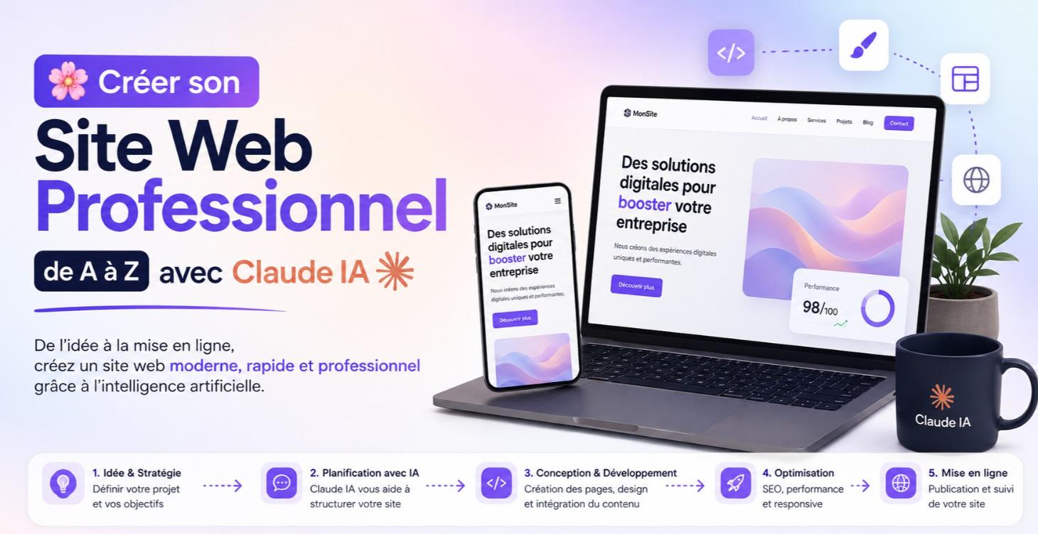🌸 Créer son Site Web Professionnel de A à Z .....