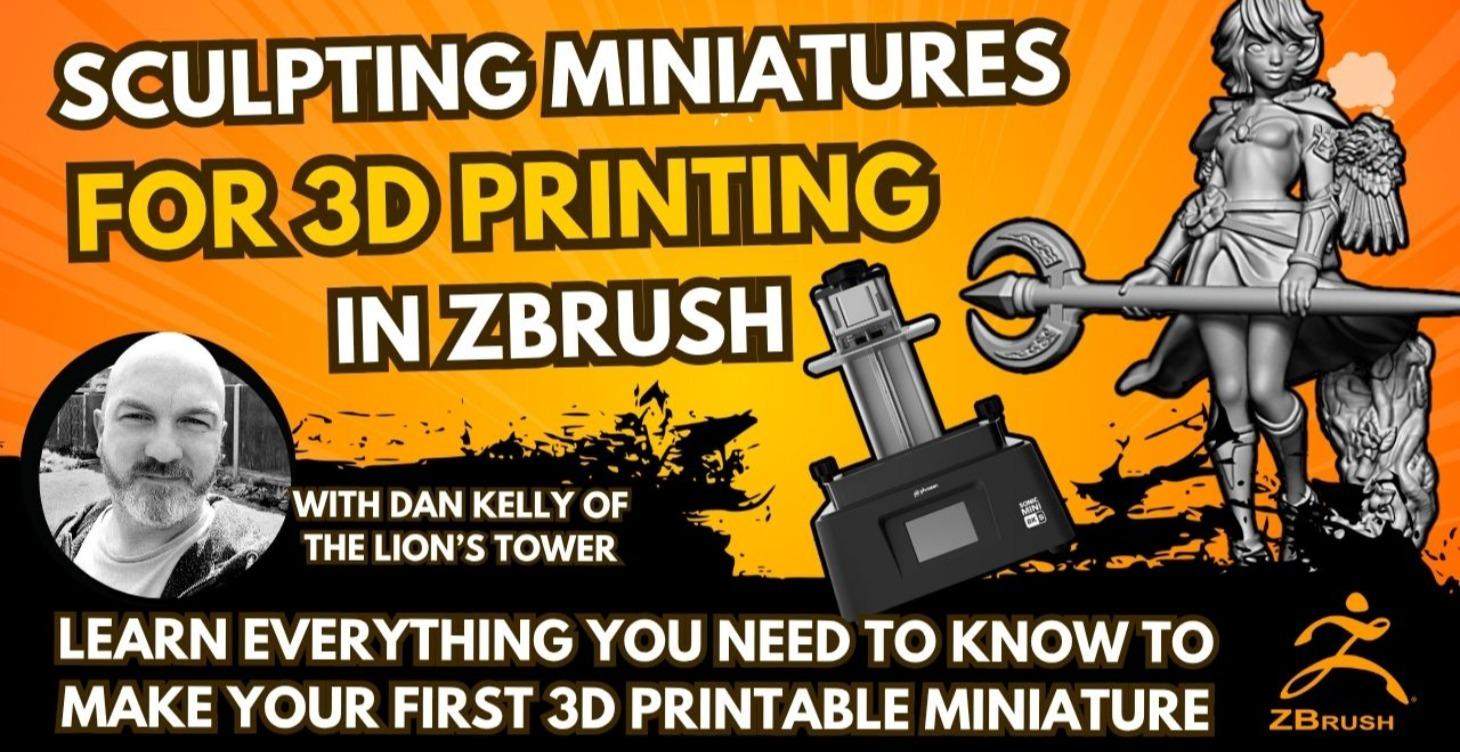 Sculpting Miniatures for 3D Printing in Zbrush