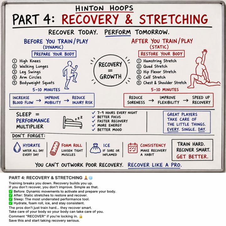 PART 4: RECOVERY & STRETCHING 🧘🏀