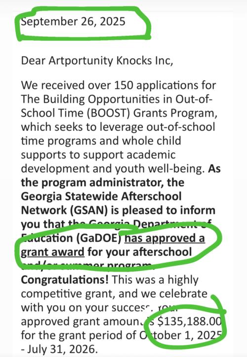 Another 6-Figure Grant WON TODAY!!!