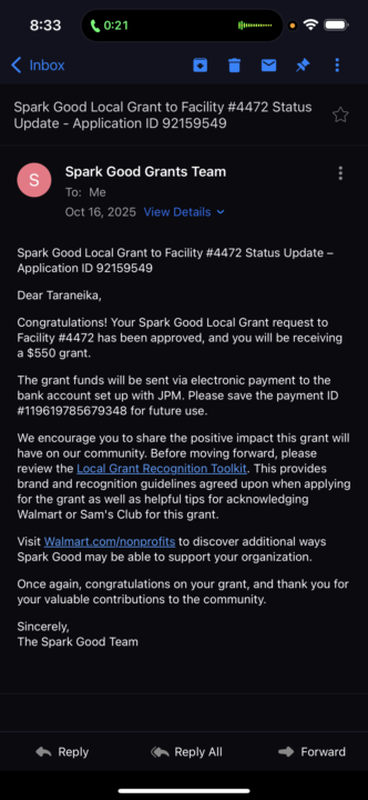 1st time grant winner🔥🔥🔥🔥