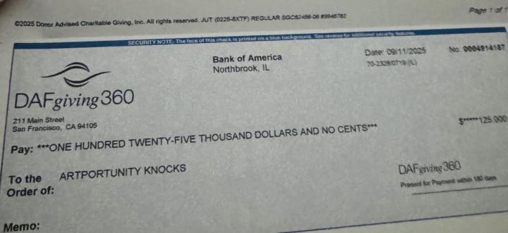 A little motivation, this grant check could be YOURS!