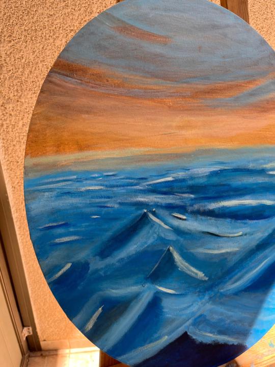 If you had to choose between,blue or red what would you choose to paint in ??