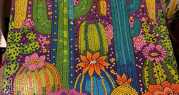 Diamond art with Melissa
